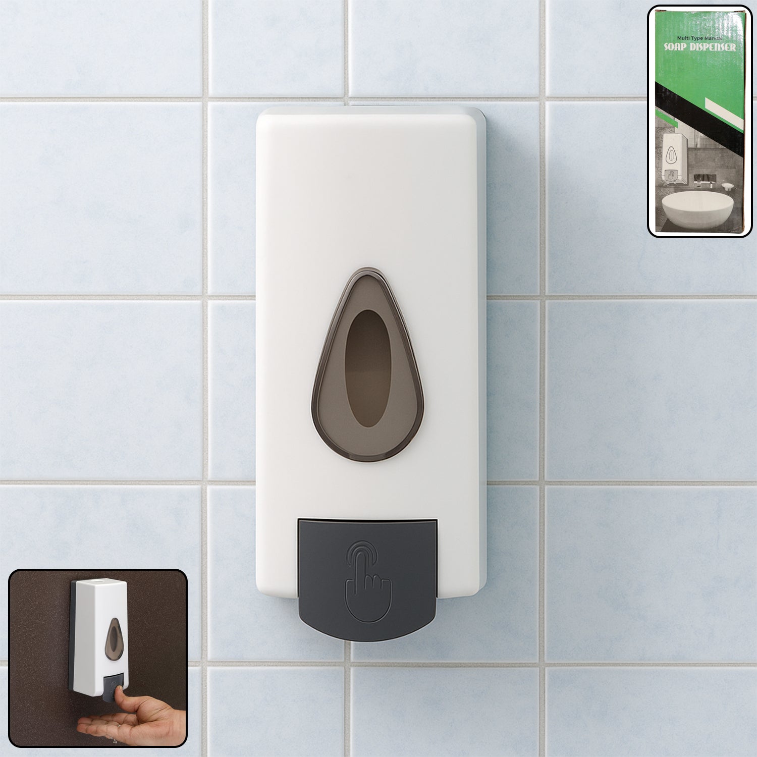 Wall Mounted Liquid Soap Dispenser (1 Pc) Wall Mounted Liquid Soap Dispenser (1 Pc)